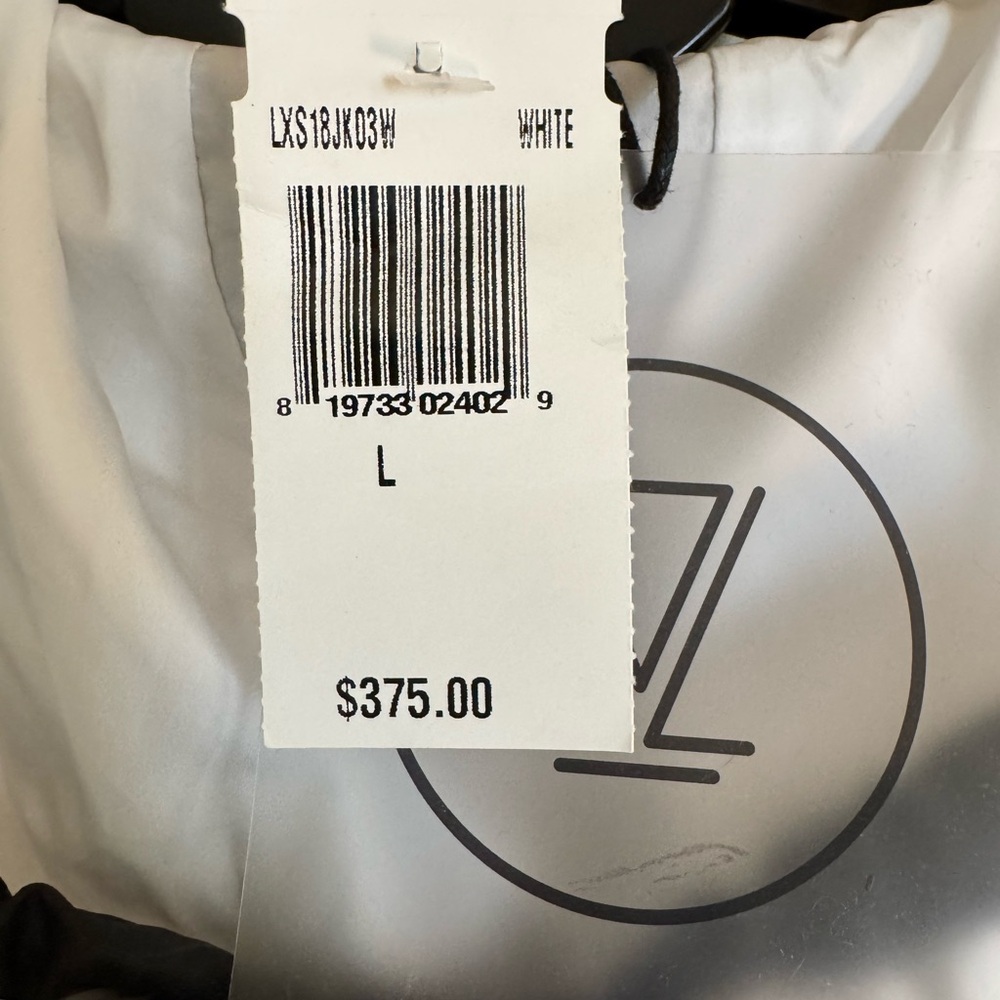 ‼️DEAL OF THE DAY LVL Men's White and Black Performance Jacket - Picture 7 of 9